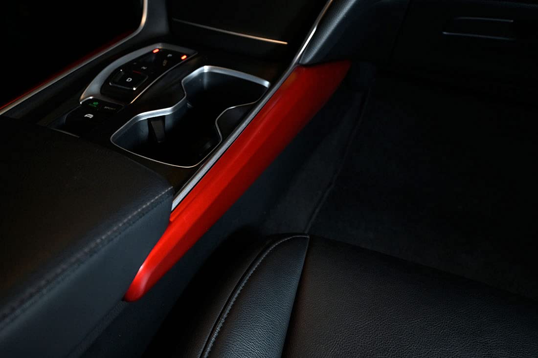 GZXinWei Red Interior Trim Kit for Honda Accord 2018-2021 - Center Console & Side Panel Cover Stickers | Custom Car Accessories for Enhanced Style & Protection