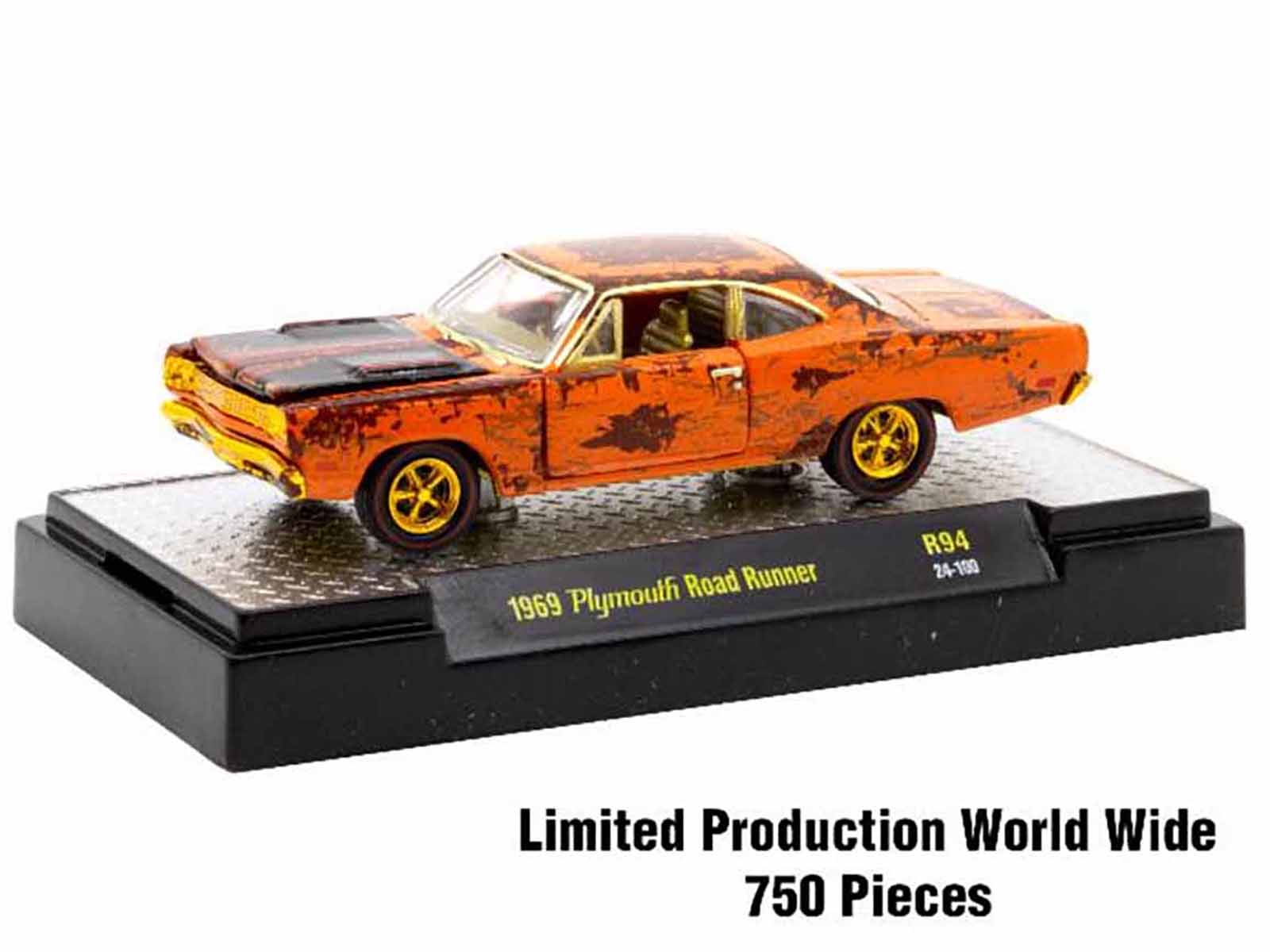 M2 Machines 1/64 Scale Diecast Model Cars - Auto Thentics 6-Piece Limited Edition Set (Release 94) in Display Cases - Perfect for Collectors, Gift Giving, and Showcase Display