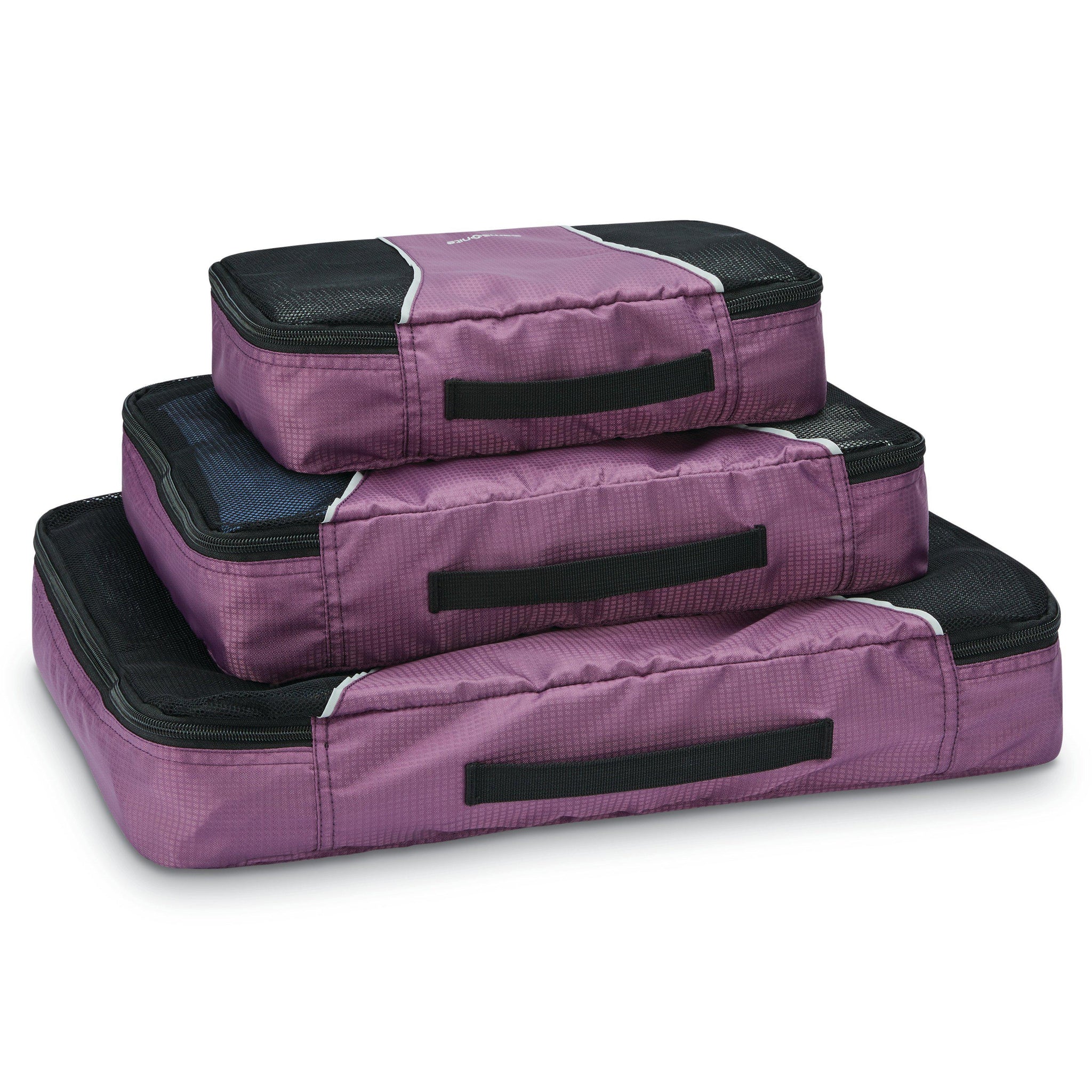 Samsonite 3-Piece Packing Cube Set - Lightweight Travel Organizers for Suitcases & Backpacks - Perfect for Business Trips, Vacations & Weekend Getaways