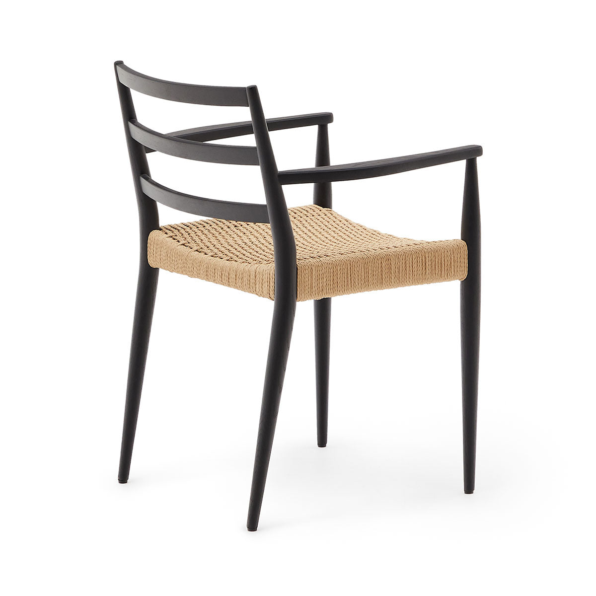 Kave Home Analy Armchair - Modern Accent Chair for Living Room, Bedroom & Office - Comfortable Upholstered Lounge Chair with Wooden Legs - Perfect for Relaxing, Reading & Decorating Your Home