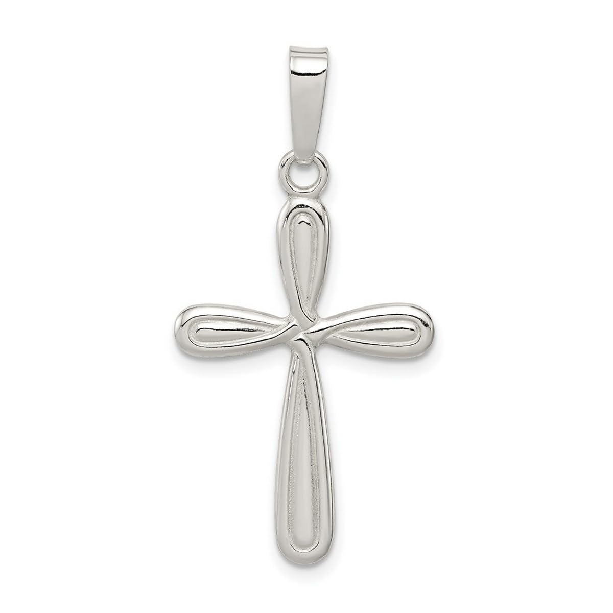 925 Sterling Silver Latin Cross Pendant Necklace for Women - Religious Faith Jewelry for Everyday Wear, Gifts & Special Occasions