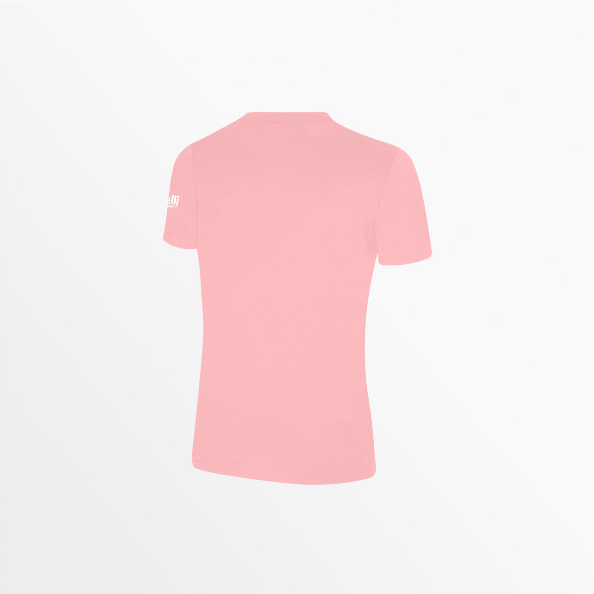 Women's Basic T-Shirt with Sleeve Logo - Soft Cotton Crewneck Tee for Casual Wear, Workout & Everyday Outfits