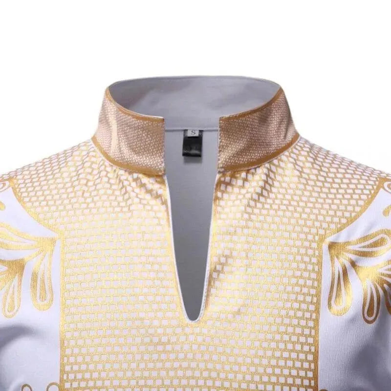 Stylish African Wedding Shirt for Men - Traditional Dashiki Tunic for Grooms & Guests - Perfect for Weddings, Cultural Events & Special Occasions