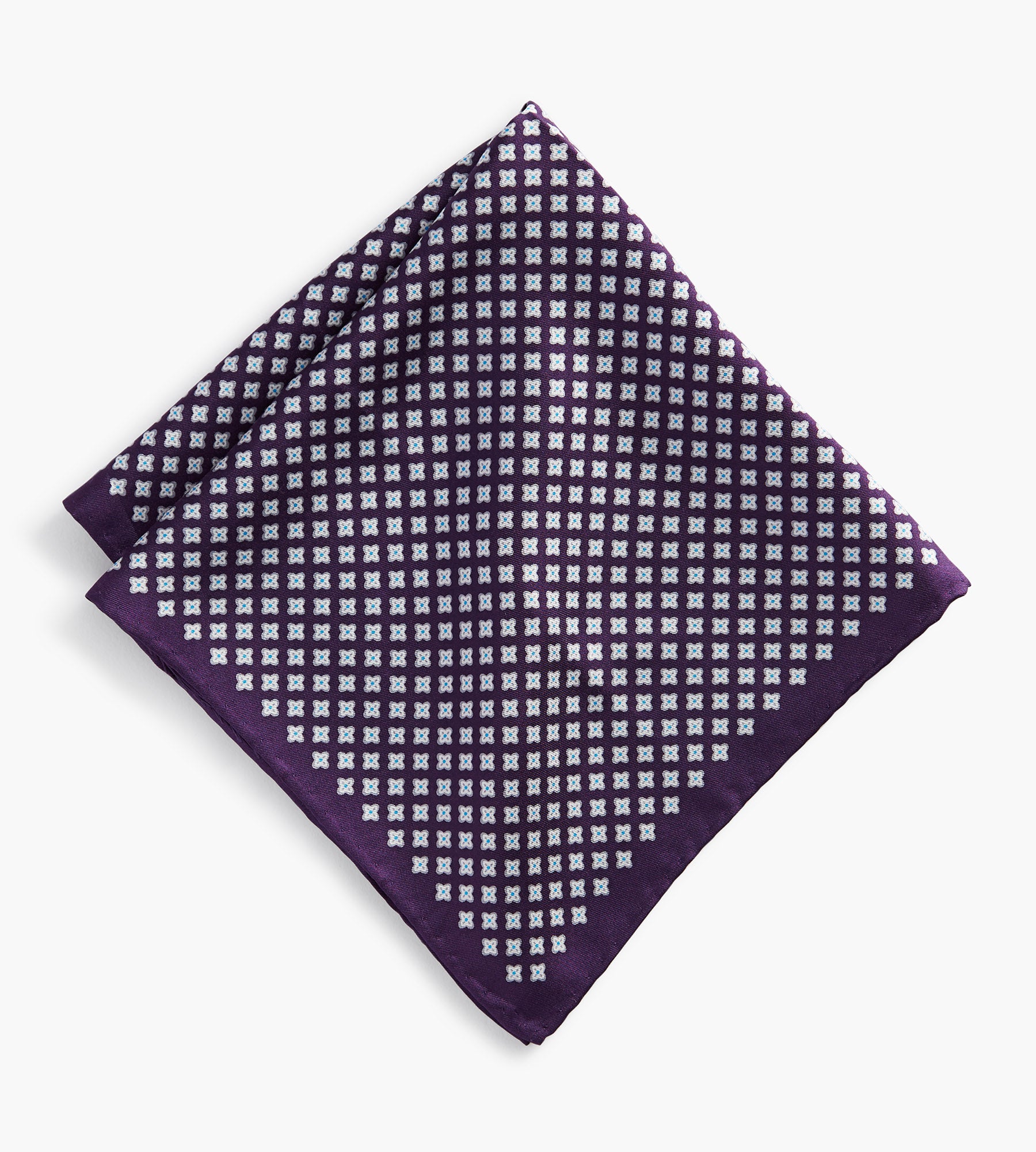 Elegant Geo Pocket Square for Men - Stylish Silk Pocket Handkerchief - Perfect for Weddings, Business & Formal Events