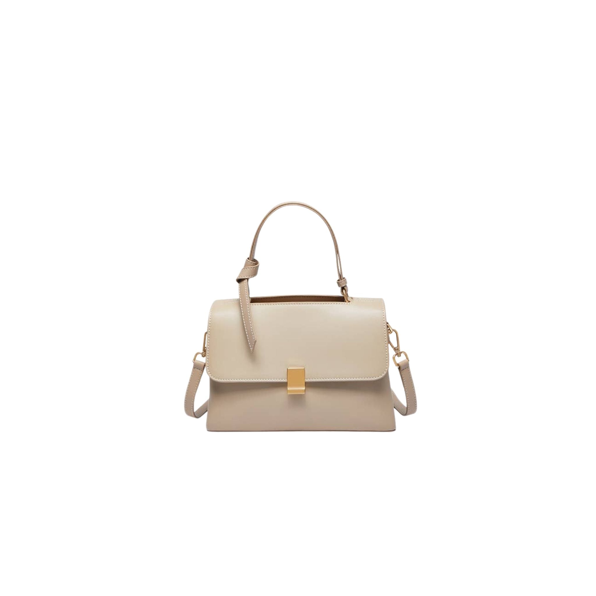 Elegant Top Handle Leather Timeless Bag with Adjustable Crossbody Strap - Perfect for Work, Travel & Everyday Use