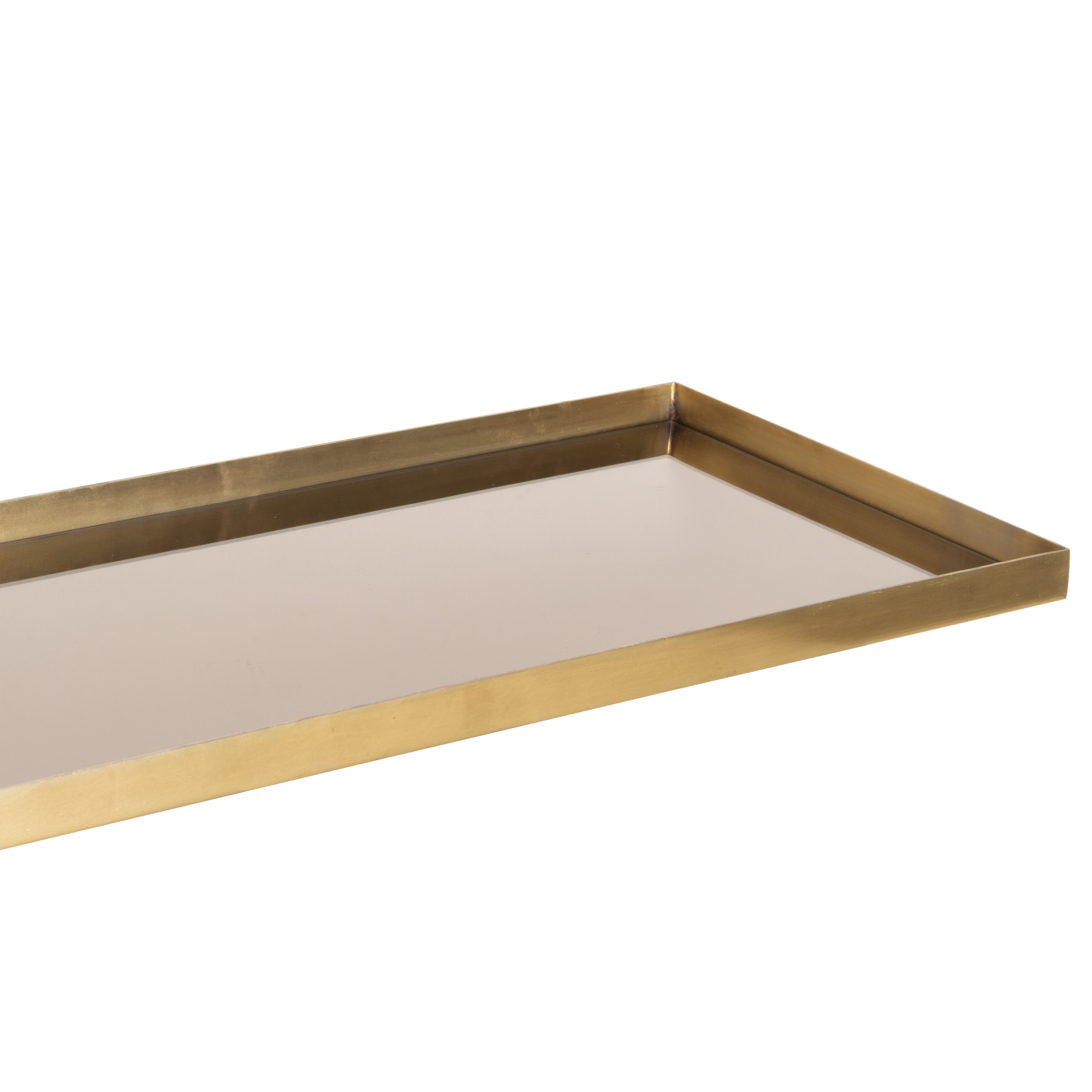 Reflective Rectangular Serving Tray - Elegant Long Mirror Tray for Home Decor, Bathroom, Vanity & Jewelry Display - Perfect for Organizing Makeup, Perfume & Accessories