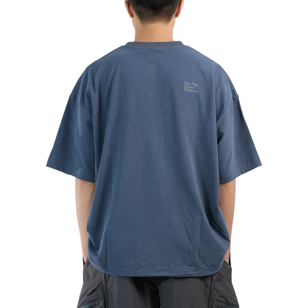 Nine Point Nine Expert Base Logo Short Sleeve Pullover Tee - Black | Men's Casual Wear for Everyday Comfort & Style