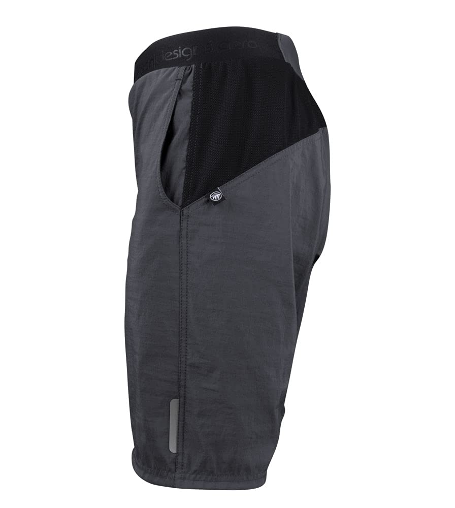 USA Made Men's Mountain Bike Shorts with Padded Liner & Shell - Durable MTB Gear for Trail Riding & Bikepacking