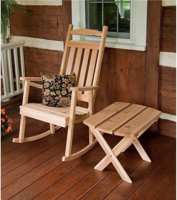 Regallion Classic Porch Rocker Chair - Comfortable Outdoor Rocking Chair for Patio, Garden & Front Porch - Perfect for Relaxing, Reading & Enjoying Nature