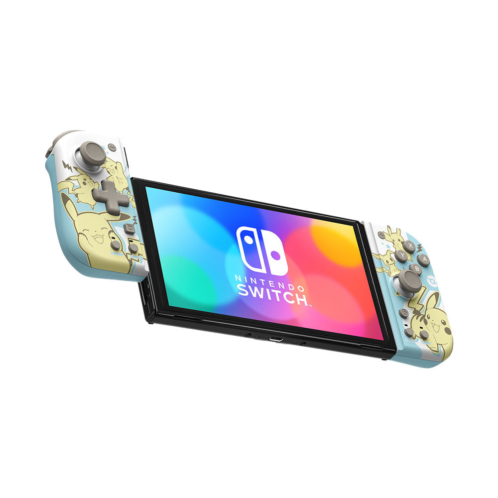 HORI Split Pad Compact Pikachu & Mimikyu for Nintendo Switch - Ergonomic Joy-Con Controller for Handheld Gaming | Perfect for Travel & Long Play Sessions