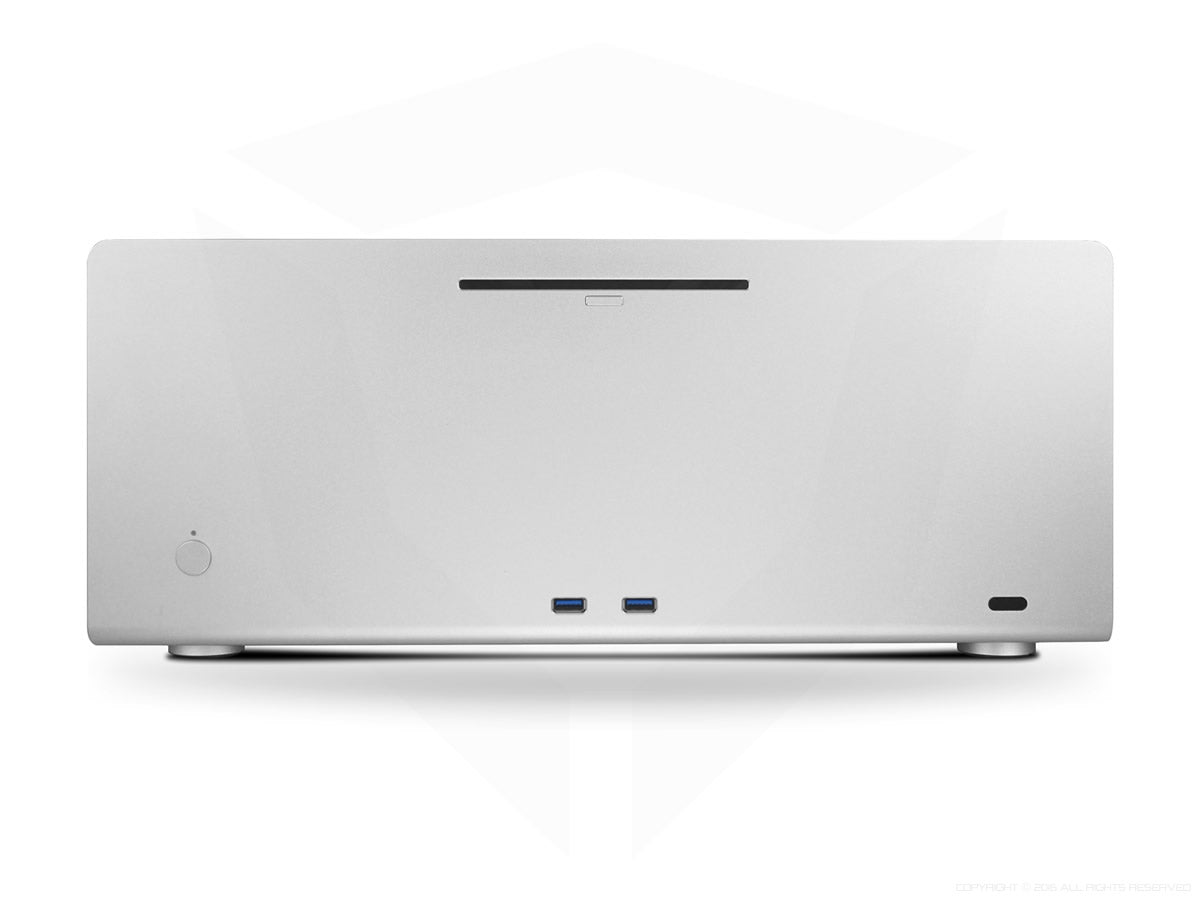Streacom F12C Alpha Extruded Aluminum Mini-ITX PC Case - Compact & Durable Chassis for Home Theater, Gaming & Office Workstations