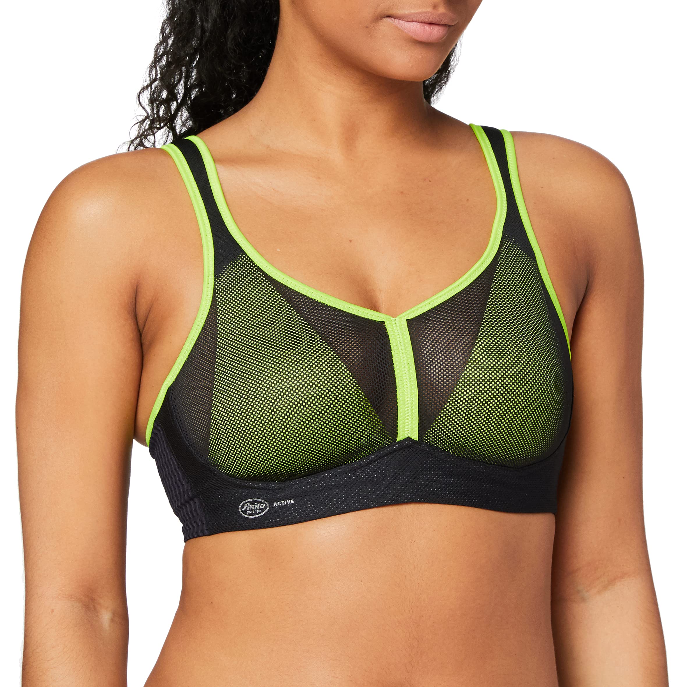 Anita Air Control Padded Cup Sports Bra - High Support Workout Bra for Running, Yoga & Gym - Moisture Wicking & Breathable Activewear
