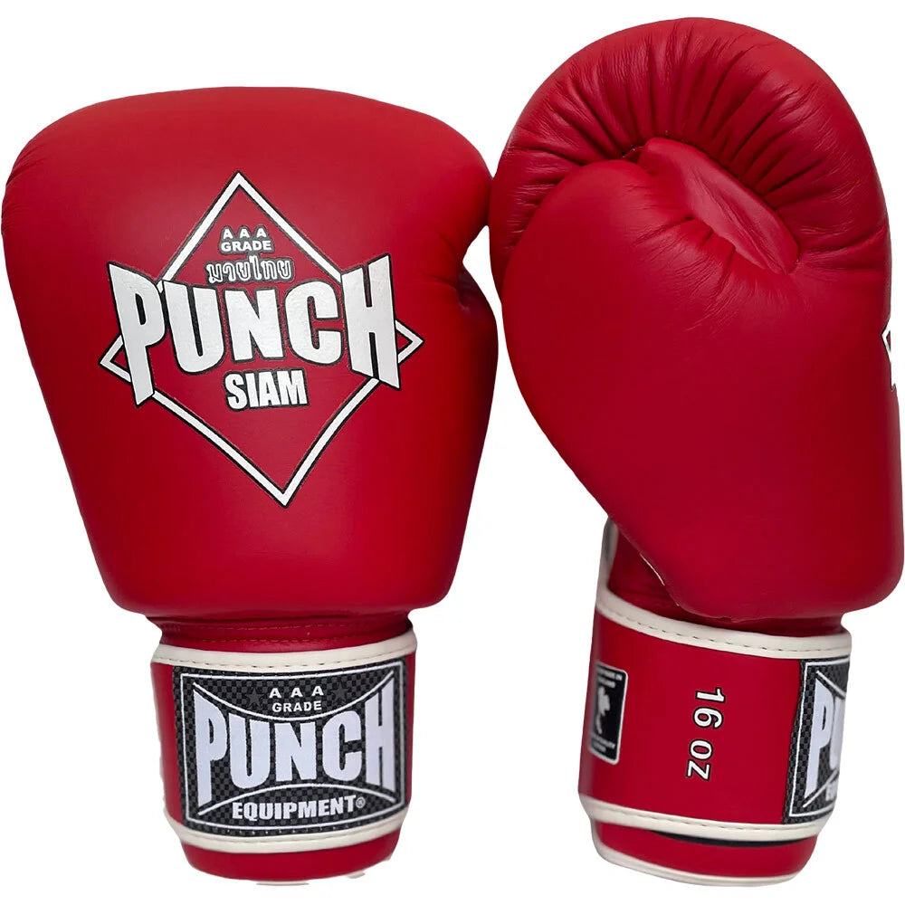 Premium Siam Leather 16oz Boxing Gloves for Training & Sparring - Ideal for Boxing, MMA, Kickboxing & Fitness Workouts