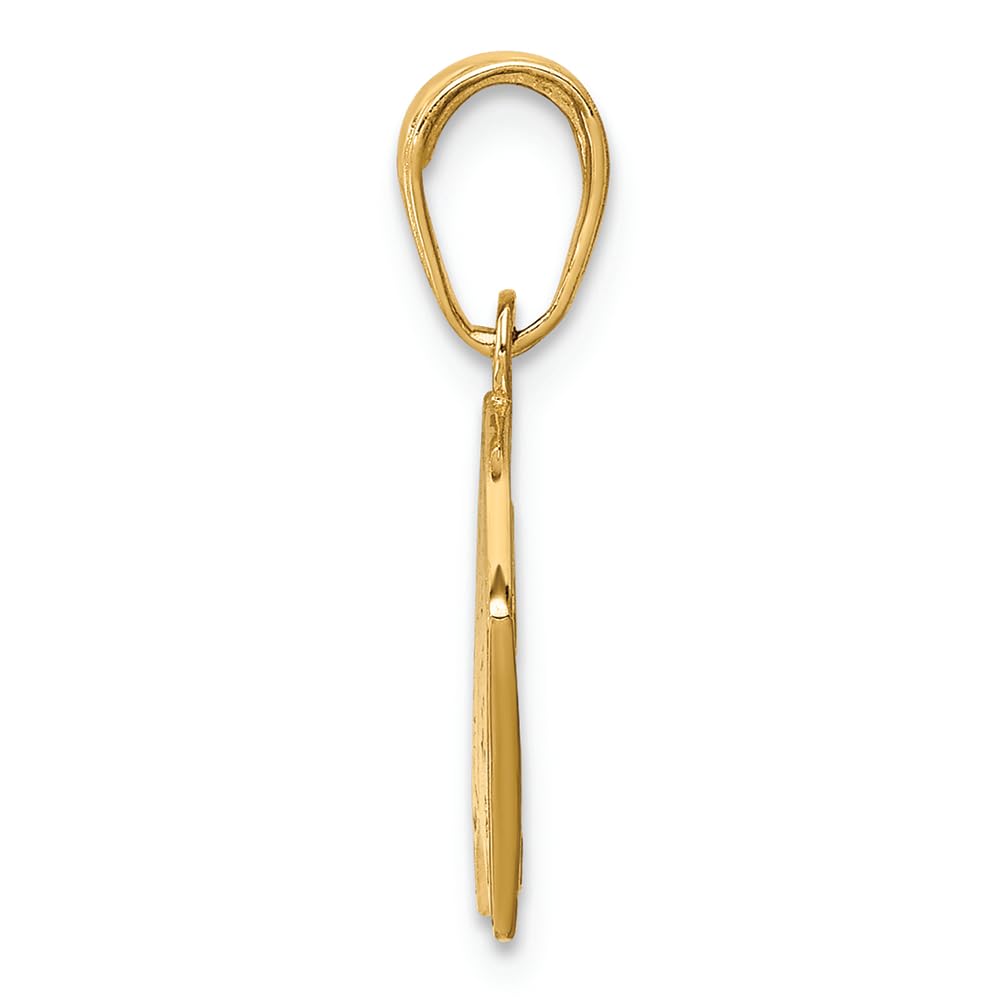 14K Yellow Gold Aces Playing Cards Charm Pendant - Elegant Casino Theme Jewelry for Necklace or Bracelet - Perfect Gift for Poker Lovers & Card Game Enthusiasts