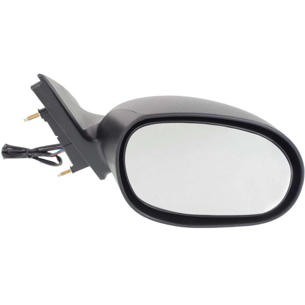 1999-2001 Chrysler LHS Right Passenger Side Power Door Mirror - Textured Black Non-Heated Fixed Non-Folding Replacement for 4574606AE CH1321182 | Perfect for Parking Safety & Blind Spot Visibility