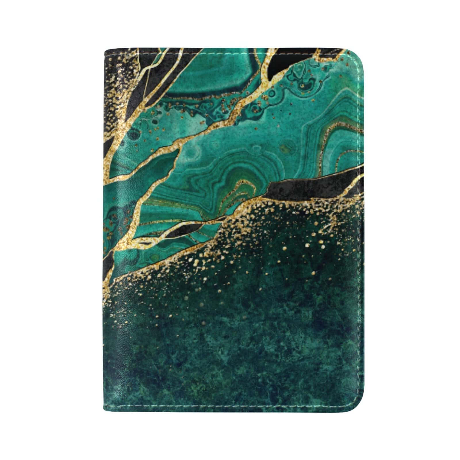 Genuine Leather Passport Holder - RFID Blocking Travel Wallet for Men & Women - Perfect for Airplane, Cruise, and International Trips