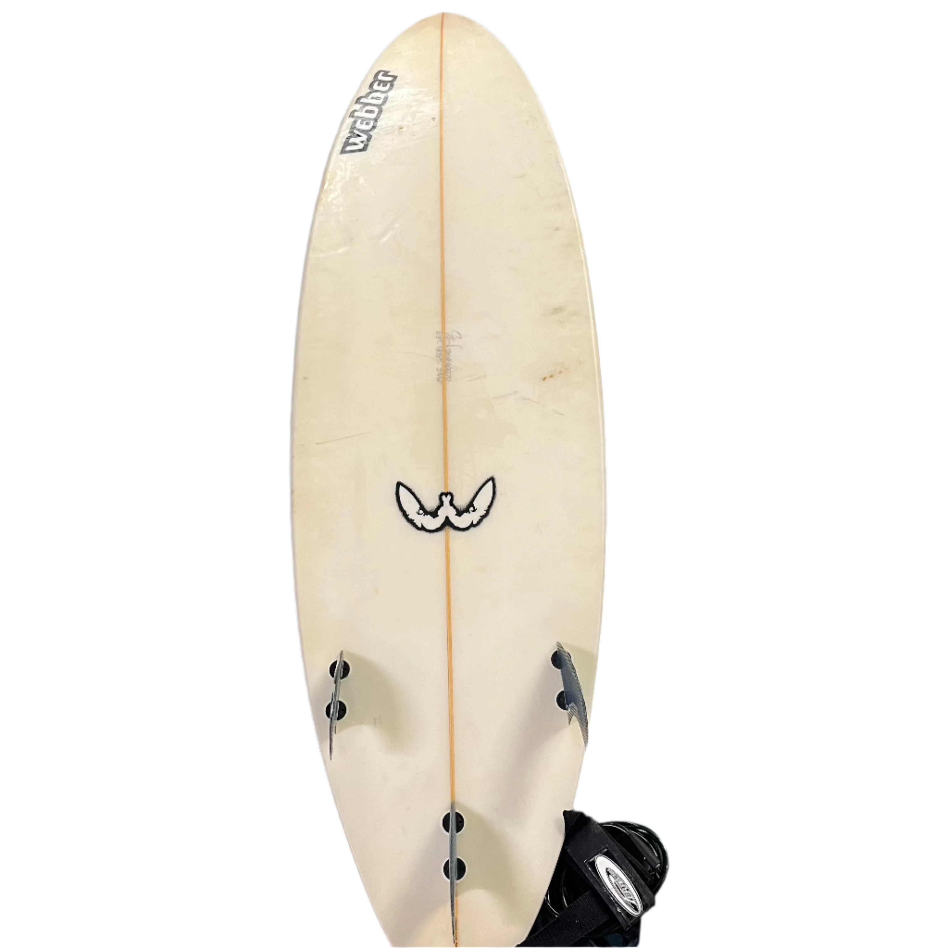 Weber 6ft Versatile Surfboard for All Skill Levels - Lightweight & Durable White Surf Board - Perfect for Beginners, Beach Waves & Summer Fun