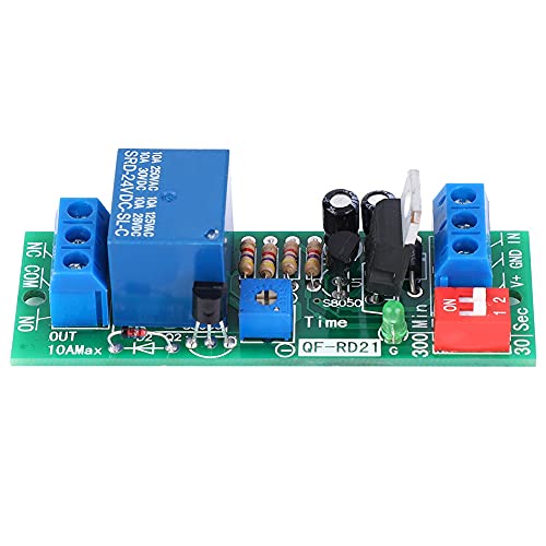 24V Timer Relay Module - Adjustable High Power Load Durable Electrical Switch for Home Automation & Industrial Control | Perfect for HVAC Systems, Motor Controls & Appliance Timing