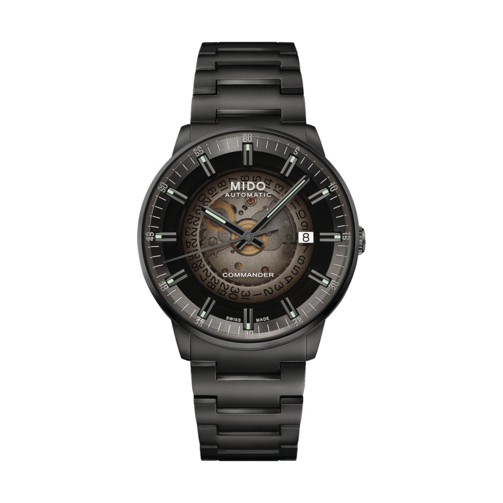 Commander Gradient Black PVD Watch - Luxury Tactical Timepiece for Men | Perfect for Outdoor Adventures, Business Meetings & Formal Events