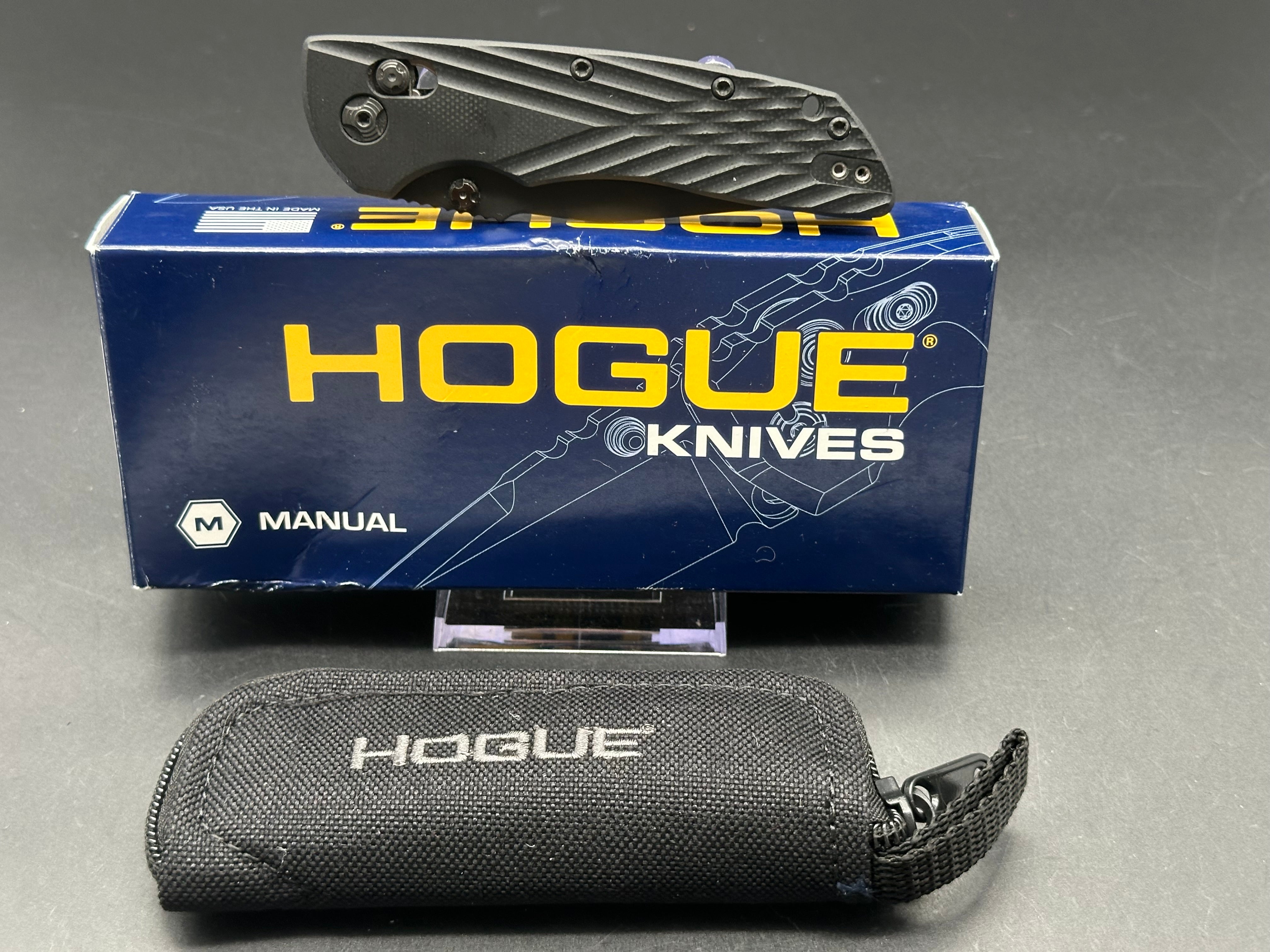 Hogue Deka Clip Point Folding Pocket Knife - 3.25