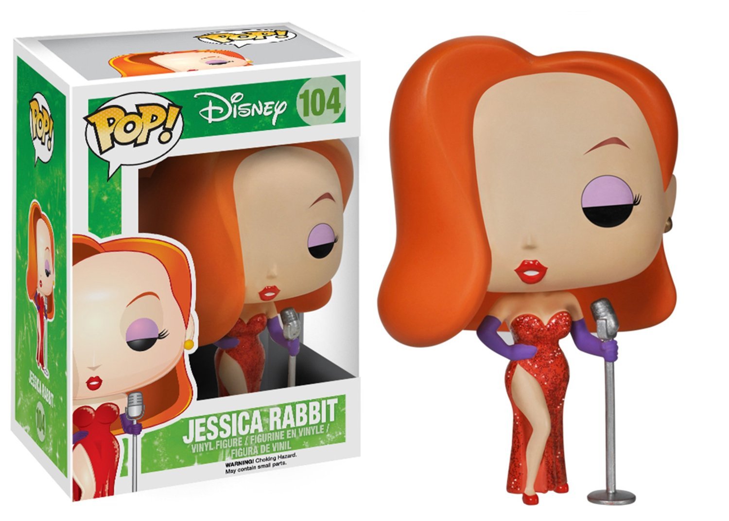 Funko Pop! Disney Roger Rabbit Jessica Rabbit Collectible Vinyl Figure - Perfect for Disney Fans, Movie Collectors, and Home Decor