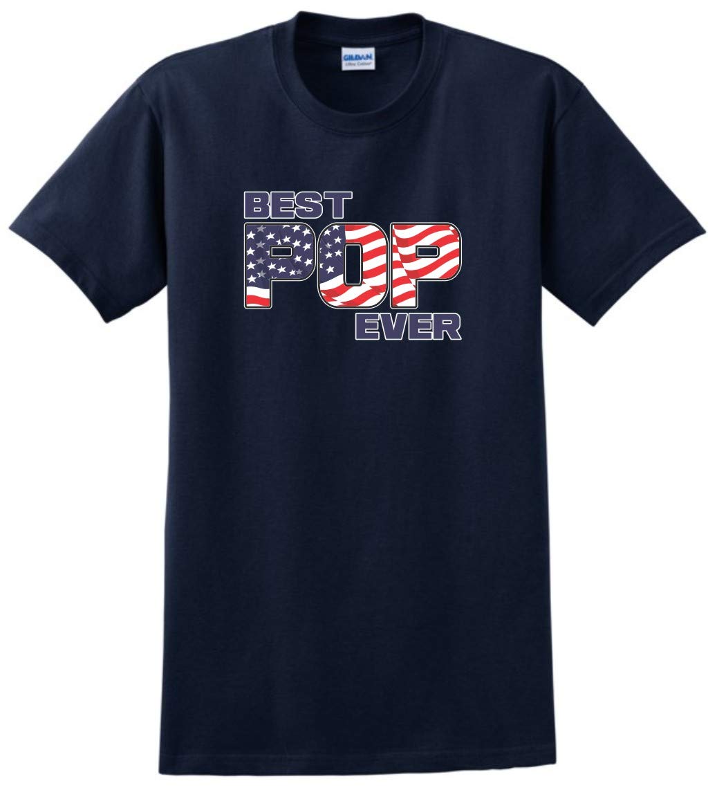 ThisWear Best American Flag Patriotic Pop Culture T-Shirt - Comfortable Cotton Tee for 4th of July, Veterans Day & Casual Wear