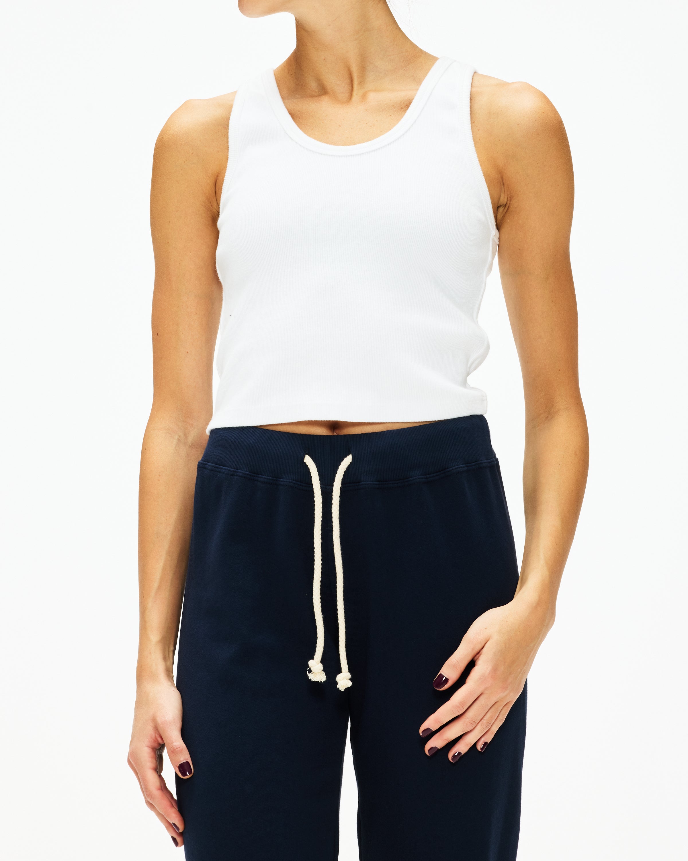 Blondie Rib Tank Top - Soft White T-Shirt for Women | Casual & Layering Essential | Perfect for Everyday Wear, Summer Outfits & Layered Looks