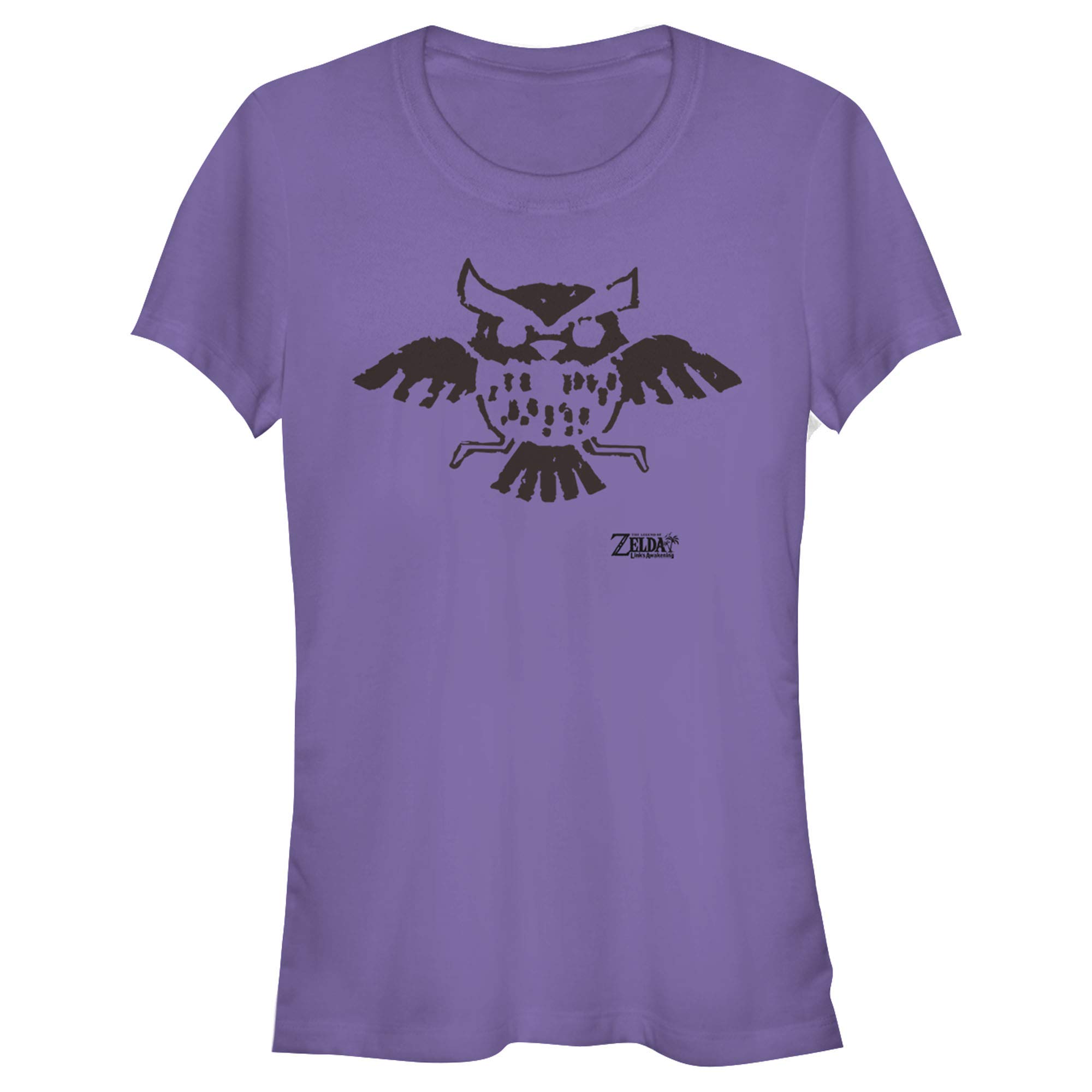 Junior's Nintendo Legend of Zelda Link's Awakening Owl Hieroglyphic T-Shirt | Official Licensed Video Game Merchandise | Perfect for Cosplay, Gaming Events & Zelda Fans
