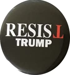 Anti-Trump Buttons - Set of 8 Political Protest Pins (2.25 Inch) for Backpacks, Jackets & Hats | Great for Campaigns, Rallies & Activism