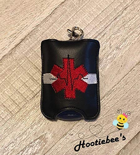 Portable EMS Sanitizer Holder - Hand Sanitizer & Lip Balm Organizer for Purse, Car, and Travel | Compact Hygiene Accessory for On-the-Go Protection