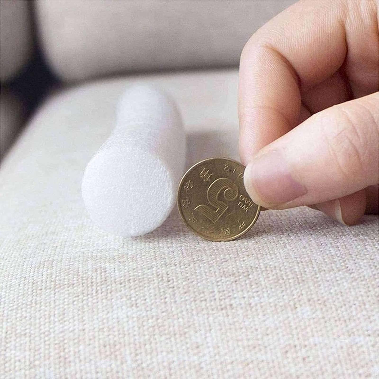 Non-Slip Sofa Slipcover Foam Strips - 7 Pack White Couch Tuckers & Grips for Secure Furniture Protection | Perfect for Sectionals, Recliners & Living Room Decor