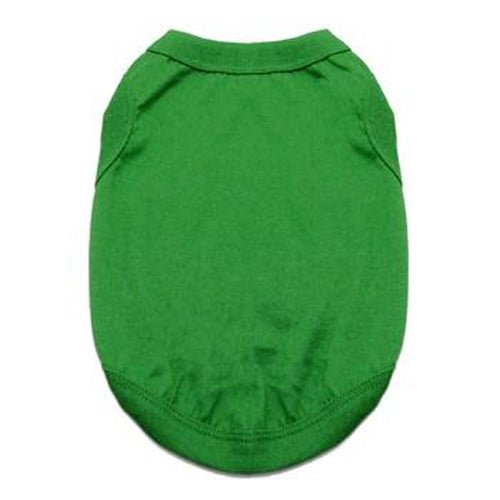 Premium Cotton Dog Tank Top - Emerald Green for Small & Medium Breeds - Perfect for Summer Walks & Outdoor Adventures