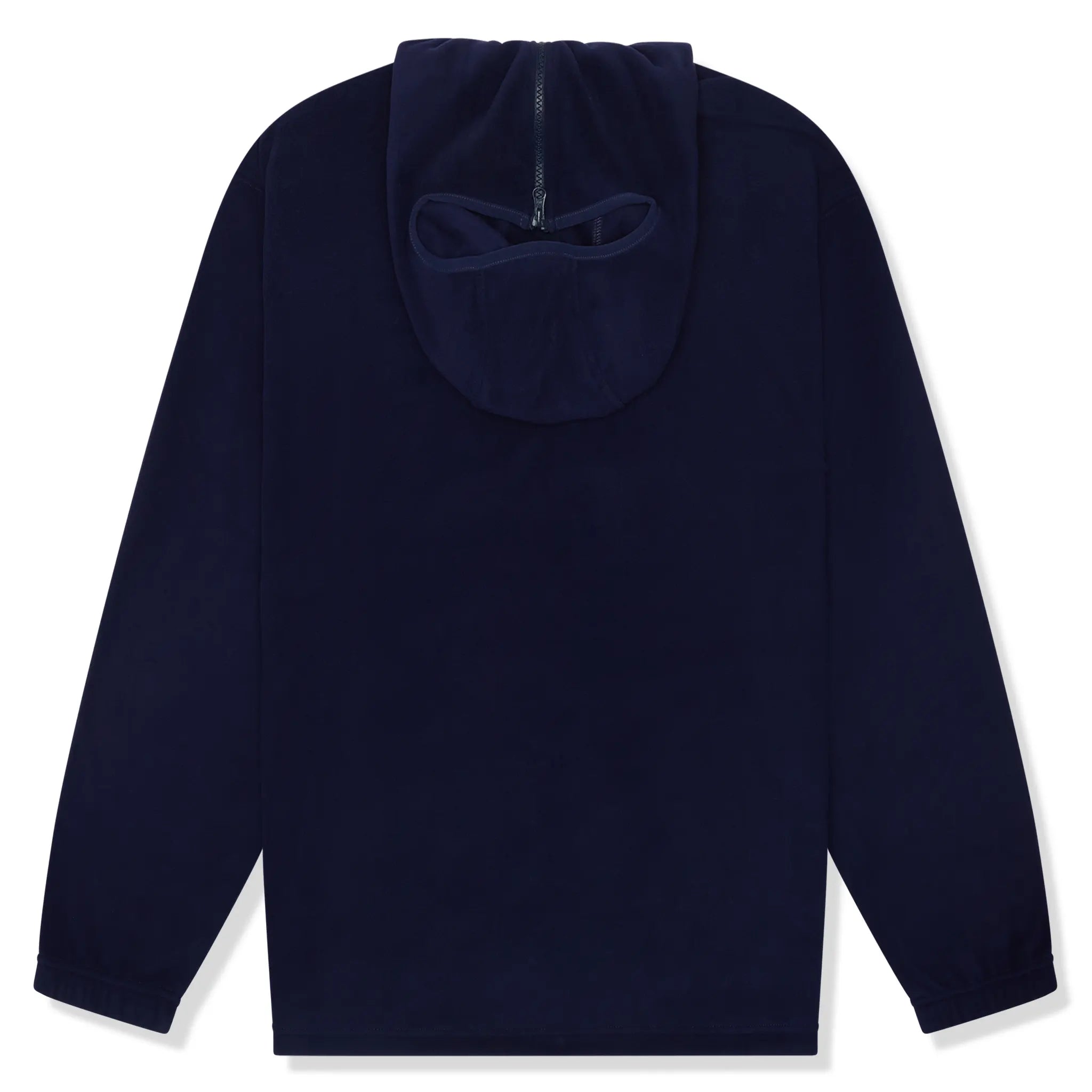 Supreme Polartec Fleece Half Zip Hoodie for Men & Women - Navy Blue Winter Facemask Hoodie (FW24) - Perfect for Outdoor Activities, Hiking & Cold Weather Fashion