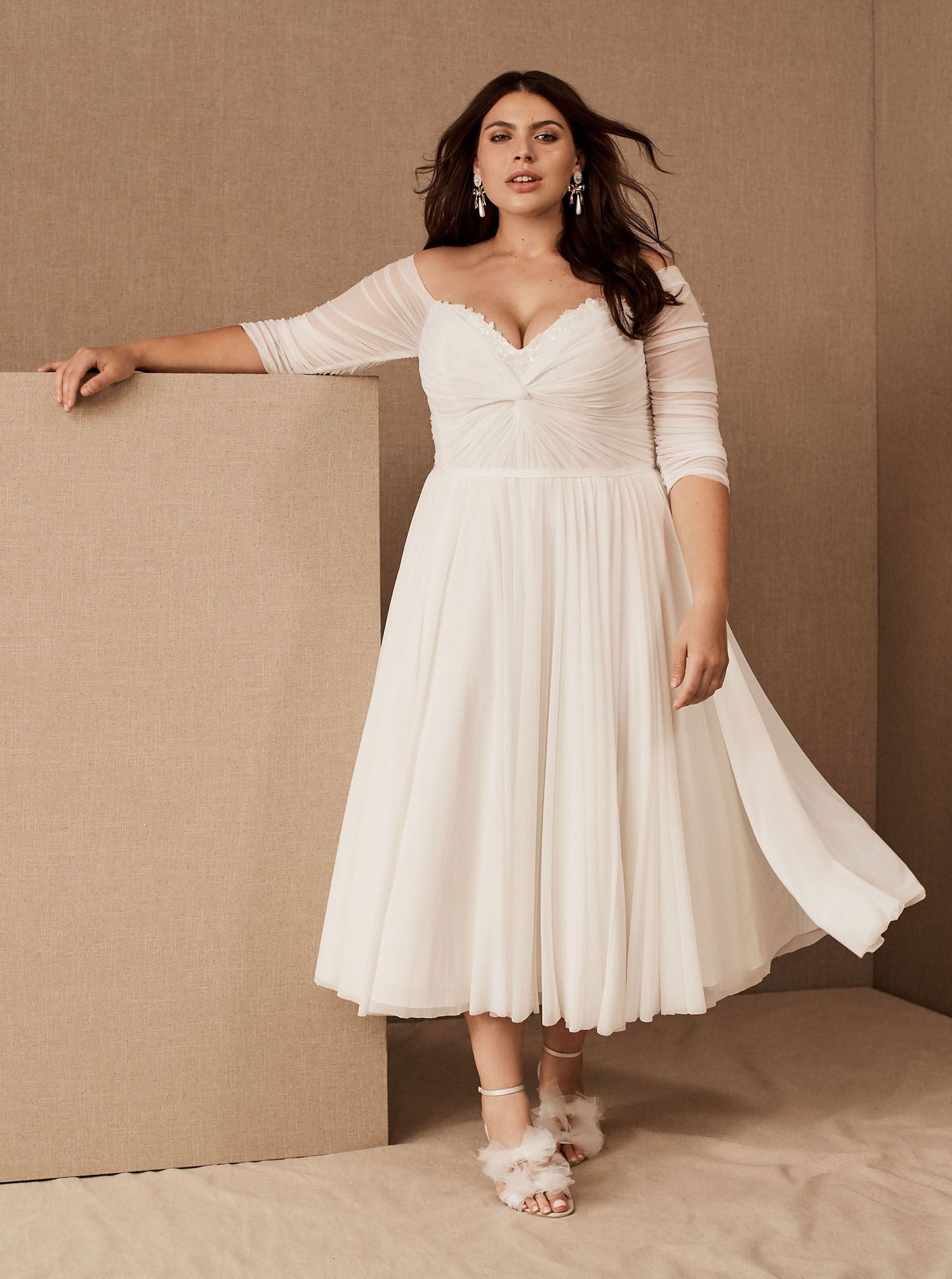 BHLDN Watters Mattea Wedding Gown - Elegant Lace Bridal Dress for Beach, Garden & Formal Ceremonies