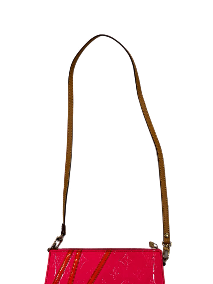 Authentic Louis Vuitton Robert Wilson Lexington Fluo Rose Vernis Pochette Bag - Luxury Designer Clutch for Women, Perfect for Evening Parties & Special Occasions