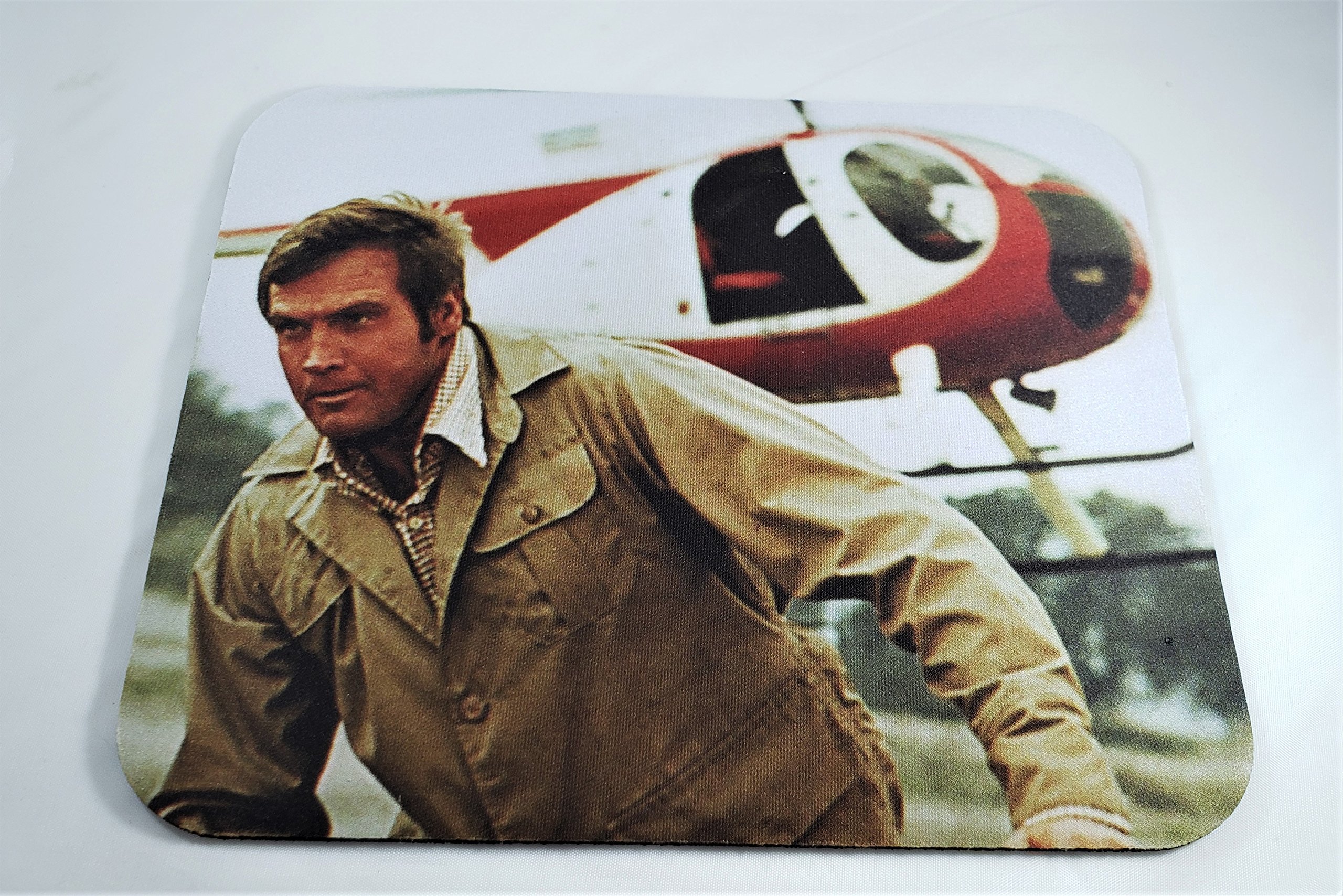 Steve Austin The Six Million Dollar Man Mouse Pad - Non-Slip Gaming & Office Desk Accessory for PC, Laptop - Perfect for Fans, Collectors & Retro Enthusiasts