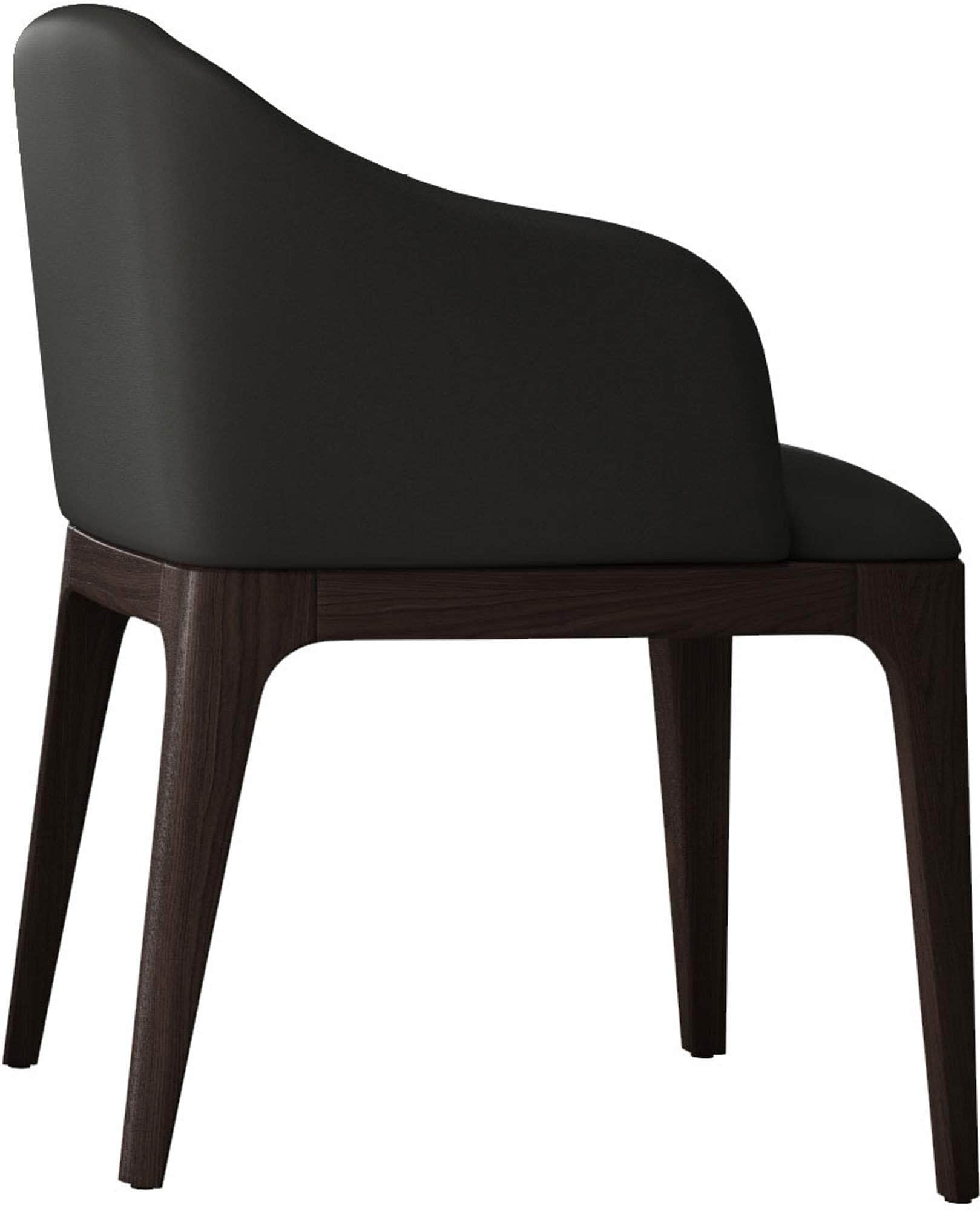 Wooster Eco Pelle Leather Dining Arm Chair - 2 Color Options | Modern & Durable for Home, Office, Restaurant