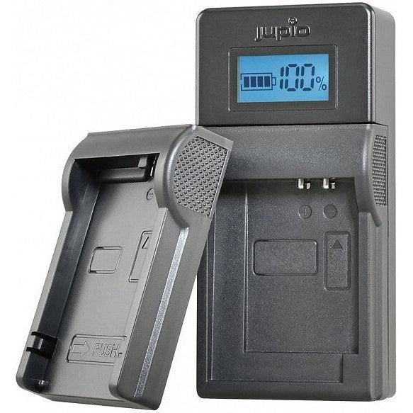 Jupio USB Charger for Canon 7.4V & 8.4V Batteries - Fast Charging Power Adapter for Canon DSLR Cameras (Perfect for Travel, Photography, and Professional Shoots)