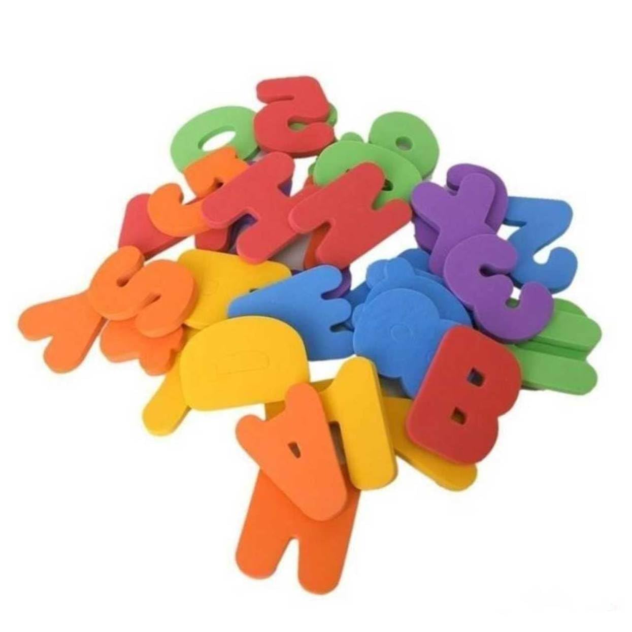 ORFOFE 2 Sets Alphabet & Number Foam Bath Toys for Toddlers - Fun Bathtime Learning Letters A-Z & Numbers 1-10, Non-Toxic Bathing Toys for Kids | Perfect for Early Education & Sensory Play in Tub