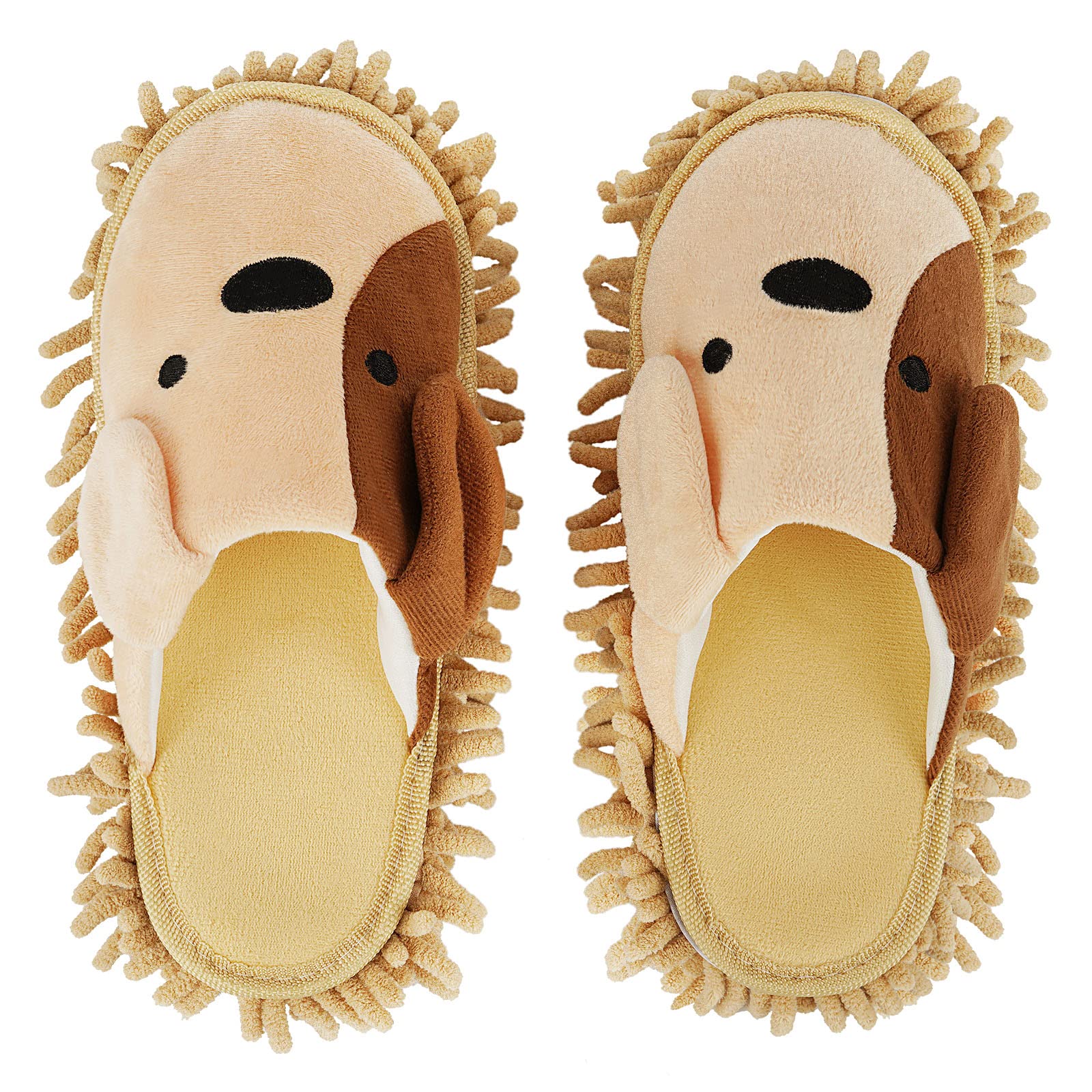 Chenille Fiber Floor Cleaning Mop Slippers - Detachable Shoe Covers for Easy Mopping - Indoor Cleaning Dusters for Men & Women - Perfect for Hardwood, Tile & Laminate Floors