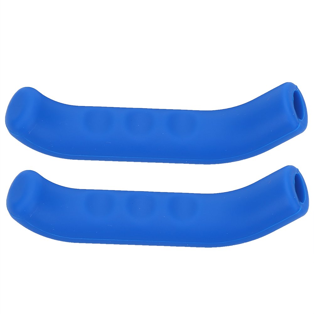 1 Pair Anti-Slip Bike Brake Grip Covers - Shockproof Silicone Brake Lever Protectors for Road & Mountain Bikes (4 Colors) - Perfect for Cycling Safety & Comfort in All Weather Conditions