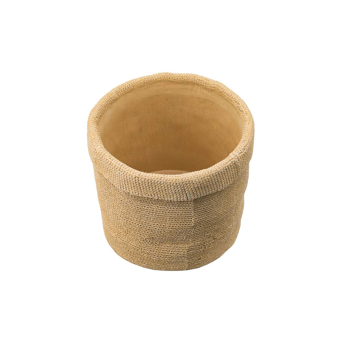 Natural Woven Outdoor Planter Baskets Set of 2 - Rattan Hanging Flower Pots for Patio, Garden & Balcony Decor - Perfect for Indoor Plants, Succulents & Herbs