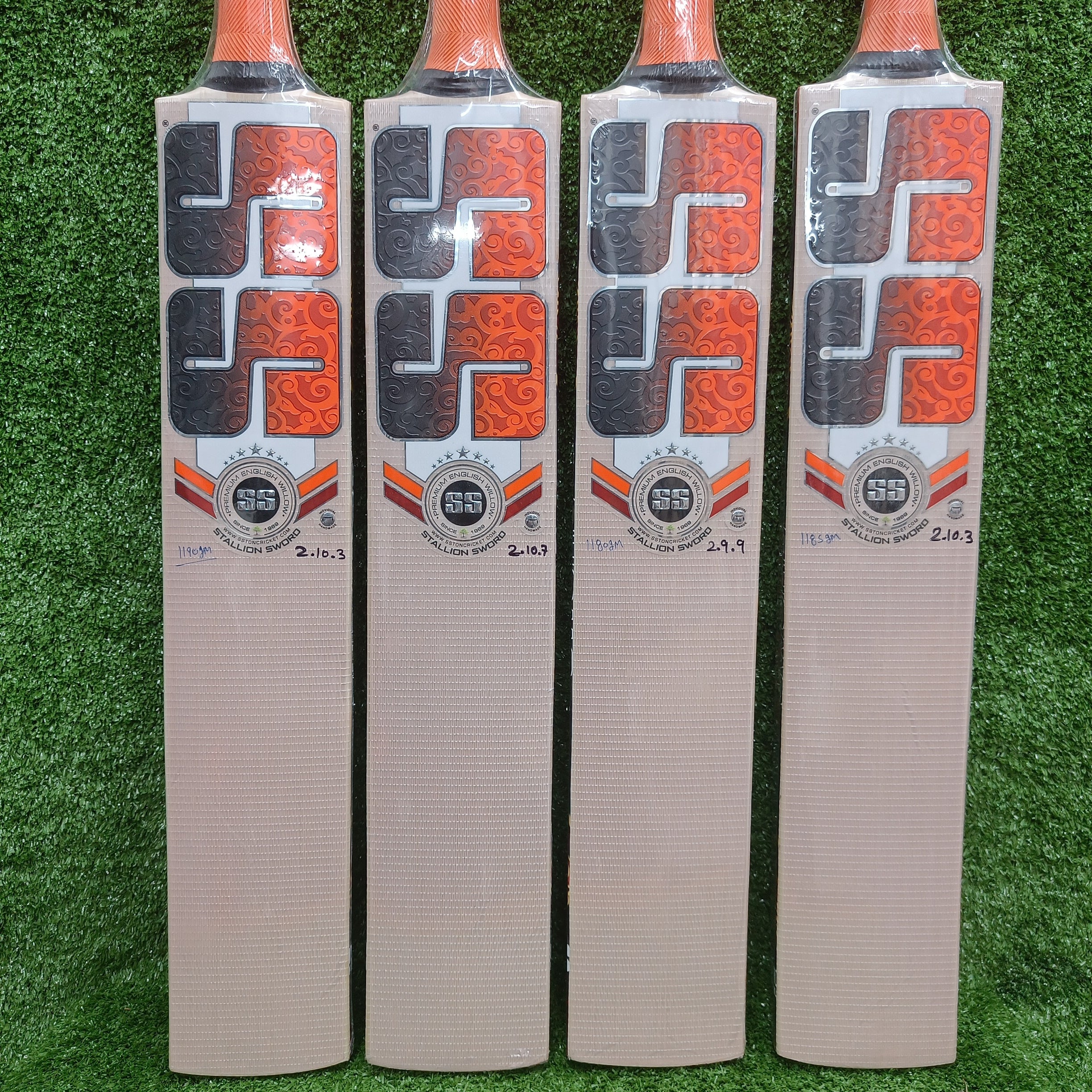 Premium SS Stallion Sword English Willow Cricket Bat - Full Stickers | Perfect for Professional Matches & Training Sessions