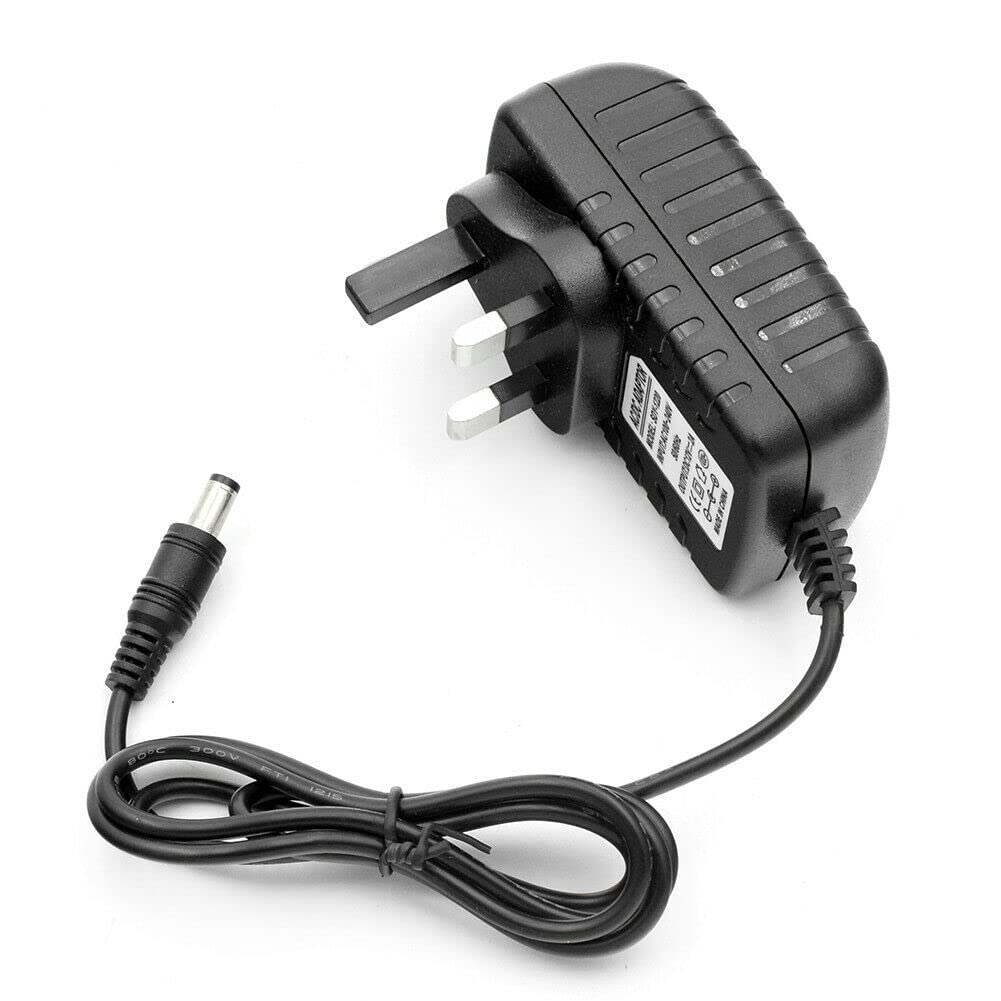 12V Replacement Power Supply Charger Adapter for Pure Evoke H4 Portable DAB Radio - Wall Plug for Home, Office & Travel Use