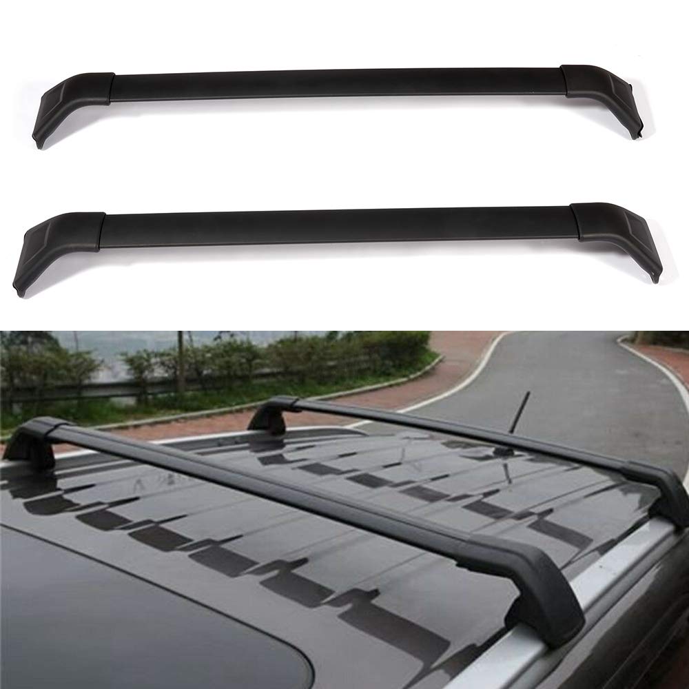 ECCPP Aluminum Roof Rack Cross Bars - Heavy Duty Cargo Carrier Rails Compatible with Mazda CX-5 2017 2018 2019 Models | Perfect for Road Trips, Camping & Outdoor Adventures