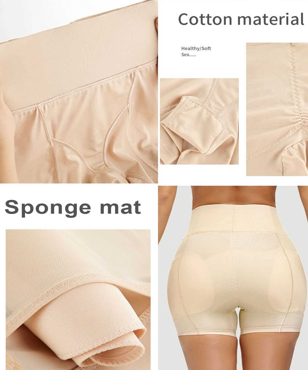Elhada High Waist Body Shaper Shorts for Women - Tummy Control & Thigh Slimming Shapewear - Perfect for Postpartum, Workout & Everyday Wear