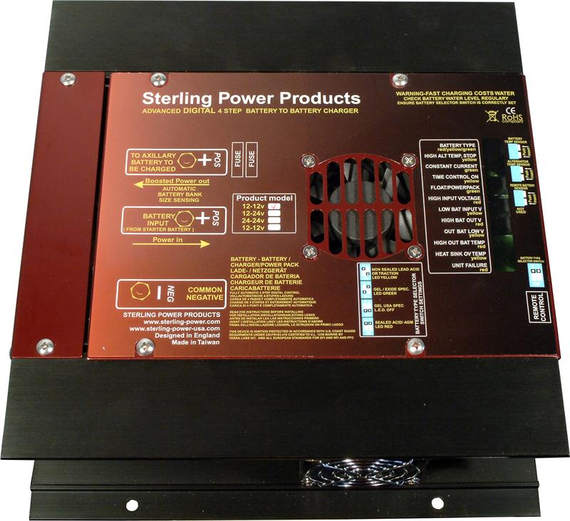 24 Volt 100 Amp Alternator to Battery Charger - High Power DC to DC Charger for RVs, Boats & Off-Grid Systems - Reliable Battery Maintenance for Solar & Marine Applications