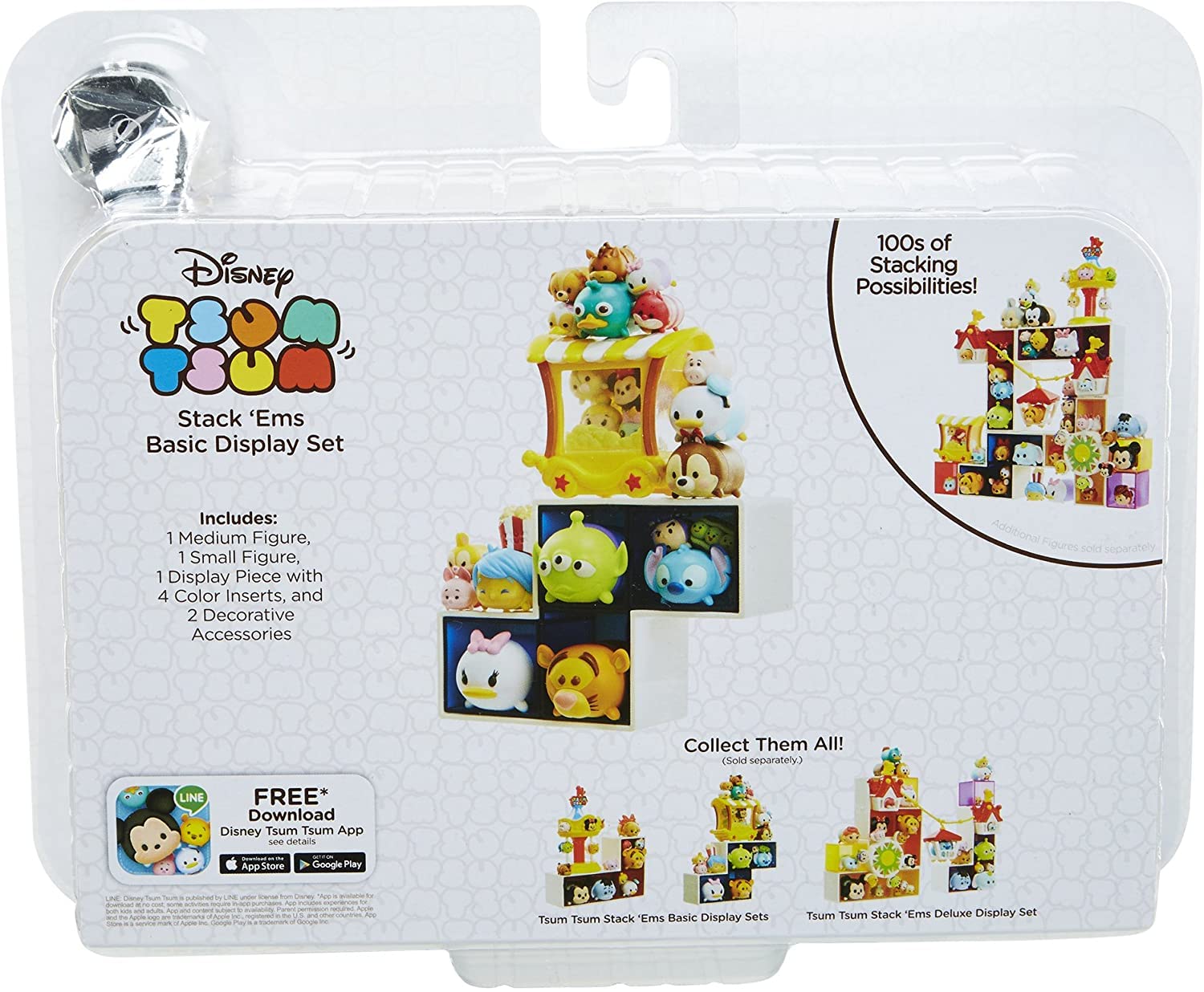 Disney Tsum Tsum Fun At The Movies Basic Display Playset - Blue Collectible Toy Set for Kids & Disney Fans | Perfect for Playtime, Movie Nights & Disney Themed Parties