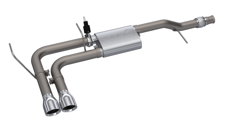 2014-2018 Chevy Silverado & GMC Sierra QTP Screamer Side Exit Cat-Back Exhaust System - High Performance Sound & Power Boost for Off-Road & Street Racing