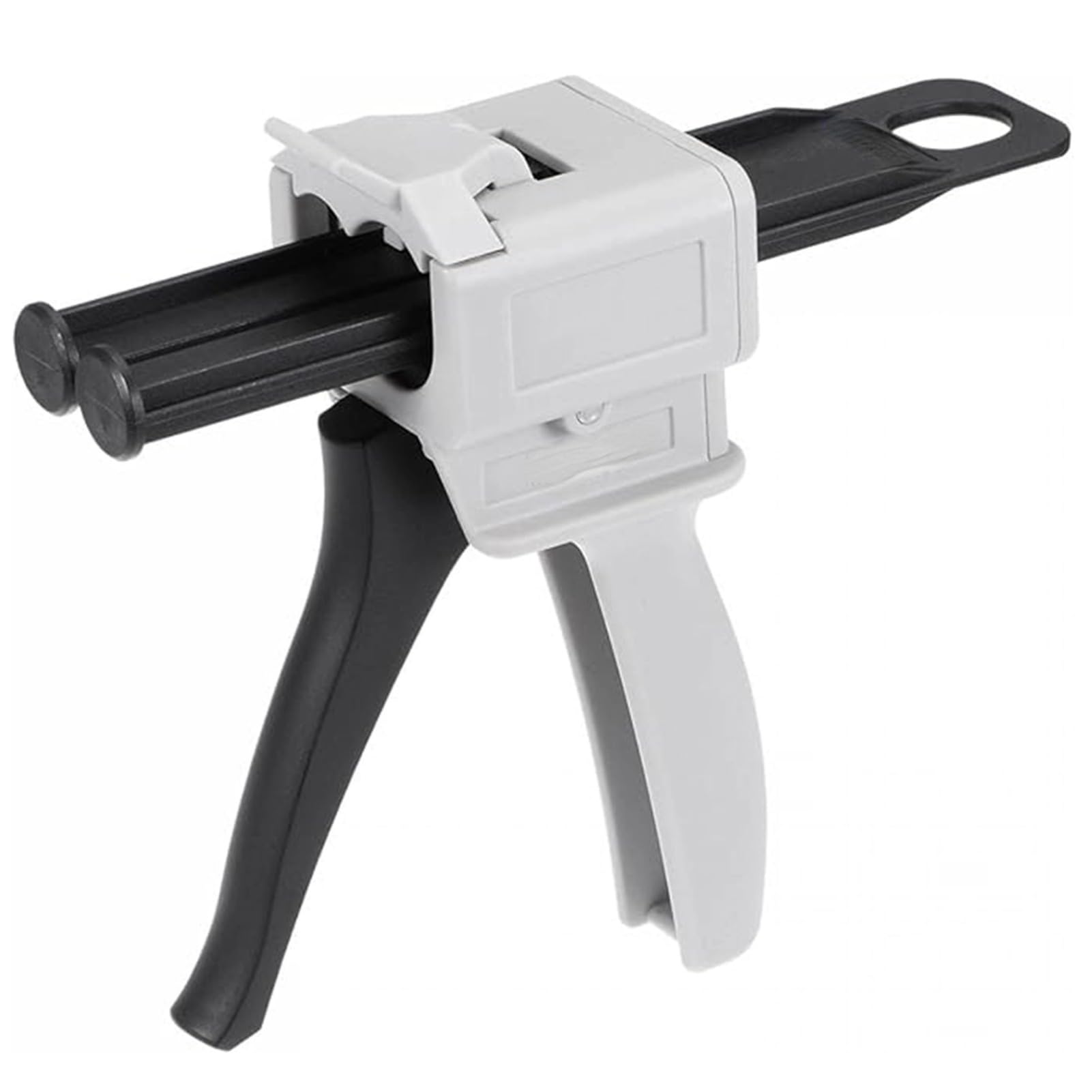50ML AB Glue Gun - Dual Ratio 1:1 & 2:1 Epoxy Adhesive Applicator Tool (7.5x2.3x6 Inch) for Crafts, DIY Repairs, Jewelry Making, and Home Improvement Projects